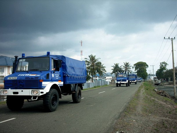 Convoy II ist in Richtung Hafen unterwegs